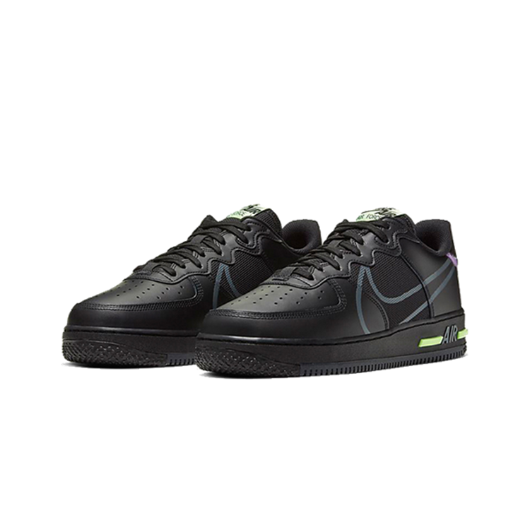 تصویر Nike Airforce 1 React Black